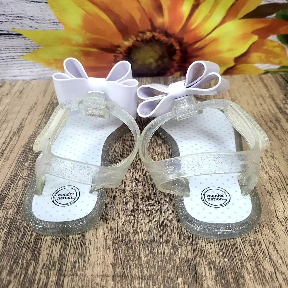 Wonder Nation Baby‎ Girl's Jelly Sandal Size 7